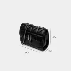 Bolsa de Ombro Designer de Luxo para Mulheres, Bolsa de Couro com Corrente, Crossbody, Messenger Bags, Clutch Feminino na internet