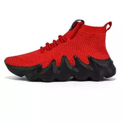 Sapatilhas de meias masculinas com renda, malha macia e respirável, treinamento plano de corrida, esporte de corrida, INS, 2021 - comprar online