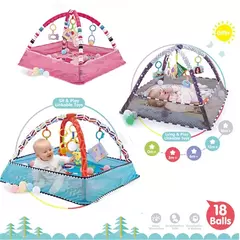 Quadro de fitness do bebê rastejando cobertor jogo multifuncional esteira educacional cerca rastejando cobertor infantil iluminação brinquedos - Wolf Magazine