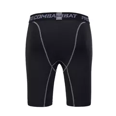 Leggings de compressão elástica para homens, calças justas esportivas, calças de secagem rápida, treinamento de corrida, shorts elásticos, plus size
