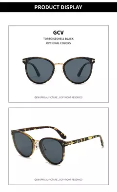 GCV-Óculos Polarizados Cat Eye para Mulheres, Óculos de Sol Femininos, Moldura Ultraleve, Festa de Turismo, Lazer, Moda Feminina, 2021 - Wolf Magazine