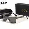 GCV-Óculos Polarizados Masculinos, Óculos De Sol De Magnésio De Alumínio, Tons Retangulares, Masculino UV400, Óculos De Condução