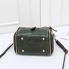 PU Balde De Couro Bolsas De Ombro Para As Mulheres, Cor Sólida, Crossbody, Bolsa Pequena, Zíper, Bolsa Do Telefone, Bolsa Do Mensageiro, Bolsa, Nova Chegada na internet