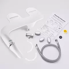 SAMODRA-Bidé Sanitário Ultra-Slim, Acessório Do Assento Sanitário, Entrada De Latão, Pressão De Água Ajustável, Chuveiro Higiênico Do Banheiro na internet