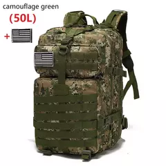 Mochila de Nylon impermeável, sacos ao ar livre, mochilas esportivas táticas, camping, caminhadas, trekking, pesca, caça, 30L, 50L, 1000D na internet