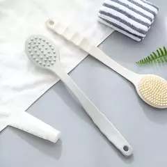 Escova De Banho De Punho Longo, Purificador De Chuveiro, Escova De Limpeza Do Corpo, Esfoliação Acessórios Do Banheiro, Massageador De Pele Macia, 1Pc - comprar online