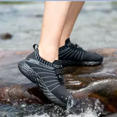 Onemix novos sapatos de água para homem correndo tênis de malha leve de secage - loja online