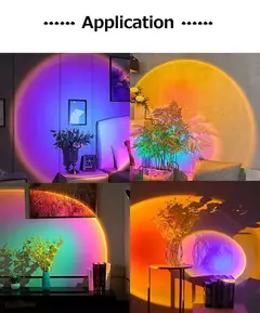 LED USB Sunset Lamp, Nightlights, Projetor, Birthday Party, Mood Lights, Quarto, Sala de estar, Fotografia de parede - loja online