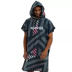 HOTMANGO-Toalha Poncho de Microfibra, Traje Surf Beach, Roupete de Banho com Capuz, Atividades Impermeáveis, Homens e Mulheres Adultos - comprar online