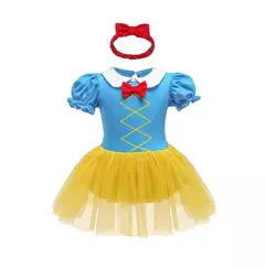 Baby Romper TUTU Vestido Com Headband Infantil Baby Princess Girl Roupas Tamanho 3-18M Cute Design Baby Dress Party Trajes - Wolf Magazine