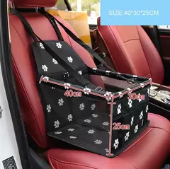 Bolsa de assento para transportar carros de cachorro, cesta à prova d'água, rede dobrável, bolsa para transportar animais de estimação, para cães pequenos, gatos, malha de segurança para viagem - loja online