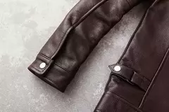 AYUNSUE-Jaqueta de couro real para homens, couro genuíno, roupas masculinas, casaco de outono, roupas