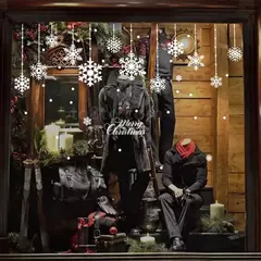 Decoração de Feliz Natal para casa, parede e janela adesivos ornamentos, guirlanda de ano novo, Noel Festoon, 2022, 2025 na internet