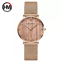Pulseira de aço inoxidável impermeável para mulheres, relógio de pulso de luxo, movimento de quartzo japonês, qualidade japonesa, um plus plus size, transporte da gota - Wolf Magazine
