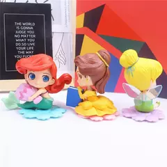 Novo 9cm q posket sweetiny cinderela alice tinker bell pvc anime bonito bonecas modelo colecionável brinquedo aniversário presente de natal - Wolf Magazine