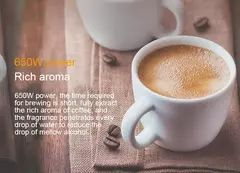 DMWD-Máquina De Café Espresso Latte Elétrica Semi-Automática, Mini Gotejamento Moka, Máquina De Cerveja De Café Americana, Caldeira De Chá, 0.6L - loja online