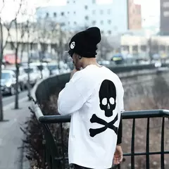 Chapéu de lã de algodão para homens e mulheres Skeleton Knitting Hip-hop Skull Cap, personalidade, Keep Warm, outono e inverno - Wolf Magazine