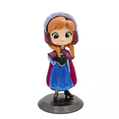 Quente 20 + estilo princesa q posket princesa neve elsa & anna palhaço pvc anime bonecas figuras modelo colecionável brinquedos do miúdo presente - loja online