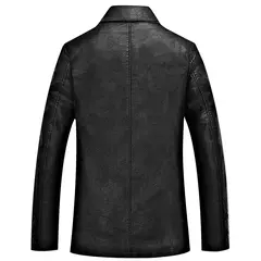 Jaqueta de couro de inverno dos homens macio grosso quente jaqueta de couro do plutônio masculino negócios casuais casacos homem jaqueta masculinas mais tamanho 4xl na internet