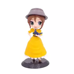 Quente 20 + estilo princesa q posket princesa neve elsa & anna palhaço pvc anime bonecas figuras modelo colecionável brinquedos do miúdo presente na internet