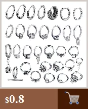 Brincos de argola de aço inoxidável para mulheres e homens, acessórios de jóias, pingentes, pop gótico, hip hop, moda, novo, 2021 - Wolf Magazine