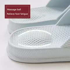 UTUNE Antiderrapante Massagem Chinelos Mulheres EVA Chinelos Interior Luz Mulheres Casa Banho Sapatos Homem Sandálias À Prova D' Água Slides Banheiro - comprar online