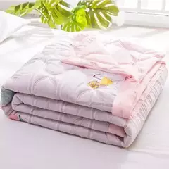 Colcha macia e respirável para estudante, colcha para escritório, sofá, verão