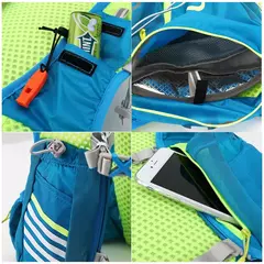 Mochila para homens e mulheres, sacos de esporte ao ar livre, trilha, maratona, corrida, caminhada, opção, bolsa de água, frasco, 8L - comprar online