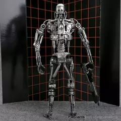 NECA The Terminator T-800 T-1000 Endoskeleton PVC Action Figure Brinquedo modelo colecionável