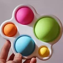 Chocalho e Quebra-Cabeça Montessori Colorido para Bebê e Crianças, Placa de Atividades, Educação Precoce de Inteligência, Brinquedos de Treinamento Intensivo, Fidget Infantil na internet