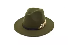 Chapéu Fedora feminino com cinto de pérolas, boné Trilby Vintage, chapéu Panamá de feltro, lã quente, jazz feminino na internet