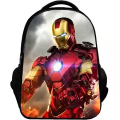 Bolsa Escolar Marvel Super Heroes para Crianças, Mochilas Homem de Ferro, Mochila 3D Anime, Bolsa de Viagem Infantil, Meninos, Escola Primária, Novo - loja online
