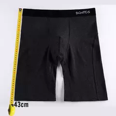 Shorts boxer de algodão masculino, boxers longos para homem, cuecas masculinas, cuecas sexy, shorts boxer familiares, 3pcs lotes