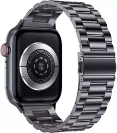 Pulseira de Aço Inoxidável para Relógio Apple, Pulseira High-End, Ultra 2, 49mm, 9, 8, 7, 45mm, 41mm, iWatch 6, 5, 4, 3, SE, 44 milímetros, 42 milímetros, 40 milímetros na internet