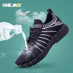 Onemix novos sapatos de água para homem correndo tênis de malha leve de secage - comprar online