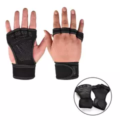 Luvas de musculação masculino e feminino, protetor de palma, fitness, musculação, ginástica, mão, pulso, esportes, 1 par - comprar online