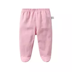 Leggings de algodão longo para bebês recém-nascidos meninos e meninas, calças de rodagem sólida, casual, primavera, outono, 0-12 meses na internet