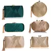 Sekusa-bolsa de noite com borla feminina, bolsa de ombro com corrente, festa de casamento