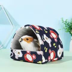 Imagem do Mini gaiola colorida e confortável para coelho, Casa do esquilo, Hamster, Cama de dormir pequena, Ninho de cobaia, Tapete quente