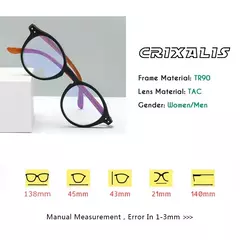 Crixalis-óculos de leitura anti-azul para homens e mulheres, armação flexível com dobradiça de mola, para presbiopia, uv400 na internet
