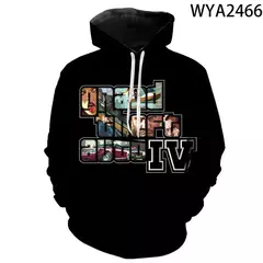 Homens e mulheres Grand Theft Auto Game Gta 4 Hoodies impressos, moletom com capuz infantil, pulôver para meninos e meninas, 3D, novo, 2020 na internet