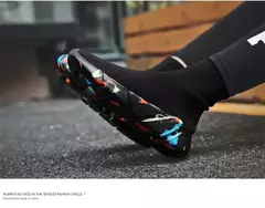 Grande número de alta superior peso leve masculino tênis meias dos homens tênis corrida sapatos femininos verão esportes esporte homem tênis azul B-524 - loja online