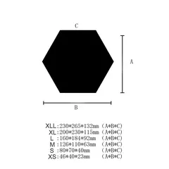 Hexagon 3D Espelho Adesivo de Parede, Sala Adesivos, Decoração do Quarto, Banheiro, Decoração de Casa, Vários tamanhos, DIY TV Fundo - loja online