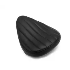 Motocicleta Retro Black Leather Solo Seat, Saddle Seat para Harley Custom Chopper Bobber na internet