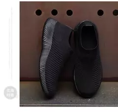 Tênis slip-on vulcanizados para mulheres, sapatos baixos, mocassins ambulantes, plus size 42, alta qualidade