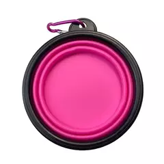 Tigelas dobráveis portáteis para cães, tigela de água de silicone para alimentos, acessórios para animais de estimação, viagem ao ar livre, tigelas alimentares para cães, gatos, filhotes - comprar online