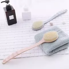 Escova De Banho De Punho Longo, Purificador De Chuveiro, Escova De Limpeza Do Corpo, Esfoliação Acessórios Do Banheiro, Massageador De Pele Macia, 1Pc na internet