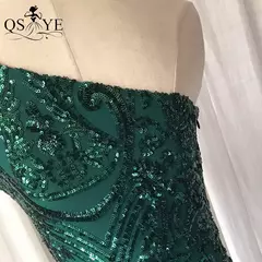 Vestidos de lantejoulas de um ombro, vestido longo do baile da sereia, elegante - Wolf Magazine