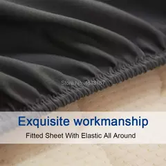 Roupa de cama Set, Queen e King Size, folha plana, fronha equipada, 1500 Thread Count, qualidade egípcia na internet