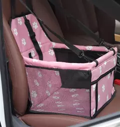 Bolsa de assento para transportar carros de cachorro, cesta à prova d'água, rede dobrável, bolsa para transportar animais de estimação, para cães pequenos, gatos, malha de segurança para viagem